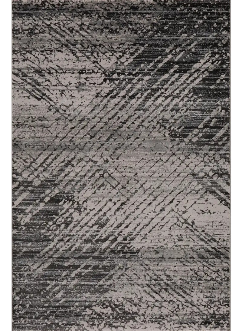 النساجون الشرقيون سجادة شانتيل رمادي مودرن – 160 × 235 سم – النساجون الشرقيون - Image 2